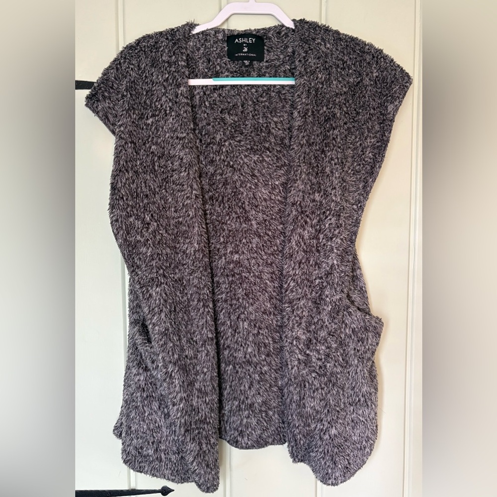 Ashley By 26 International Women's Charcoal Cardigan